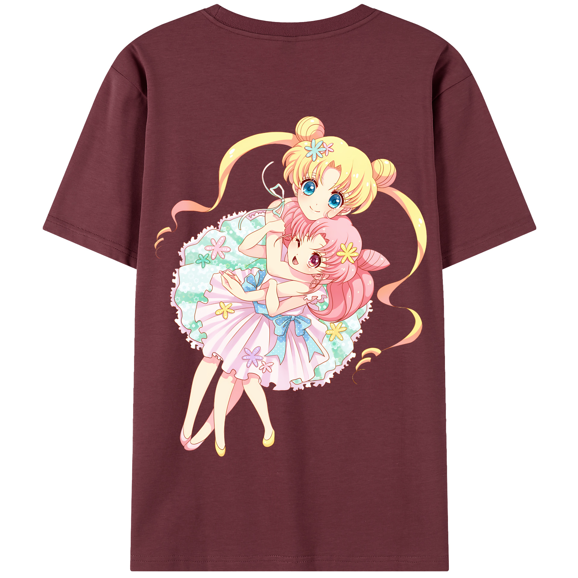 （画像用） 美少女戦士セーラームーン 愛野 美奈子 あいの みなこ Sailor Moon Aino Minako 綿100％半袖Tシャツ（背面プリント）